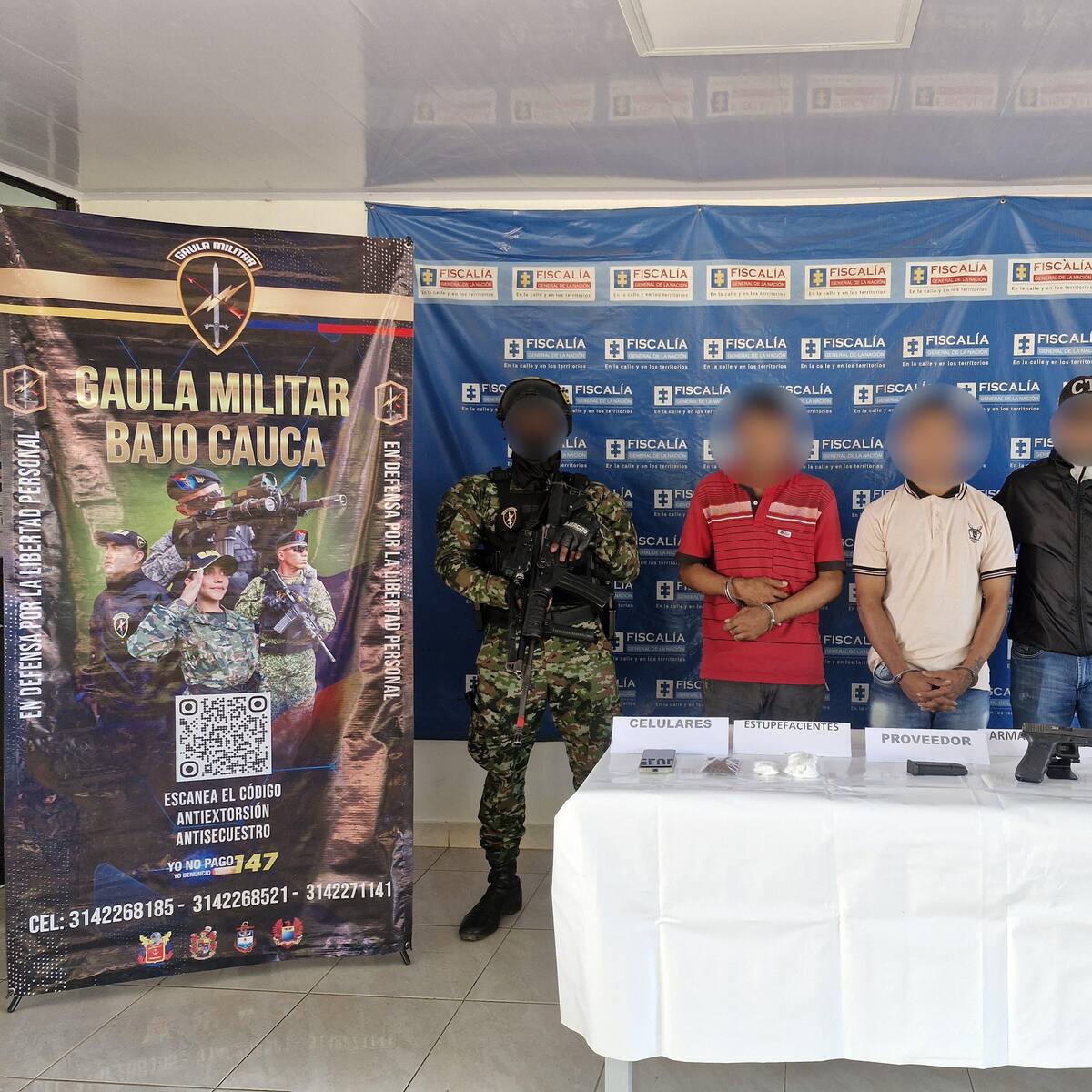 Por extorsionar y cometer homicidios, el Ejército cercó y capturó a dos Caparros en Caucasia