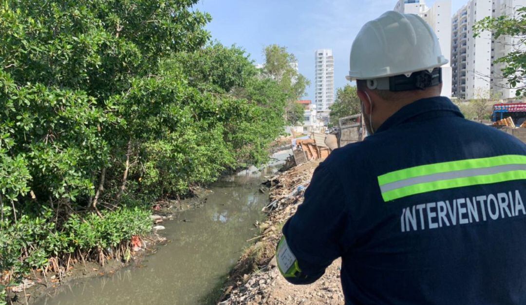 La realización de la obra que comprende unos 120 metros lineales del canal ya tiene un avance del 40%