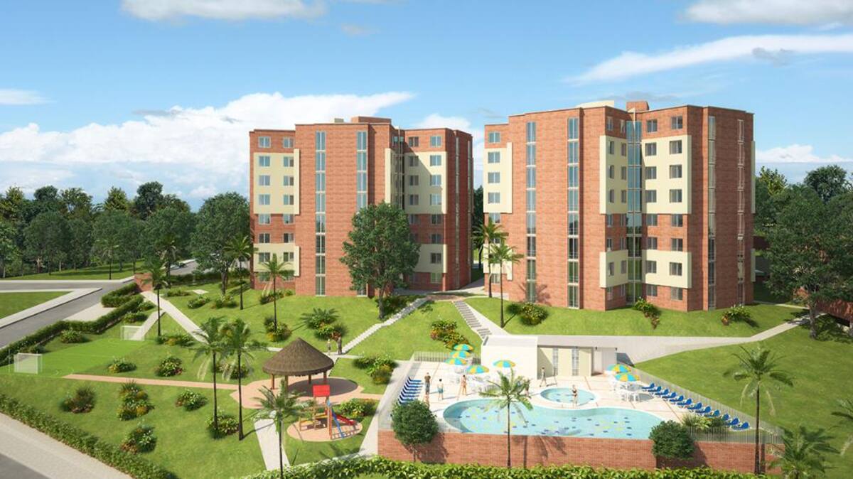 Ubicado en la avenida quinta calle 141, antes del reten del Salado, en Ibagué, este conjunto ofrece apartamentos con áreas desde 48.25 mts2 hasta 56.90 mts2.