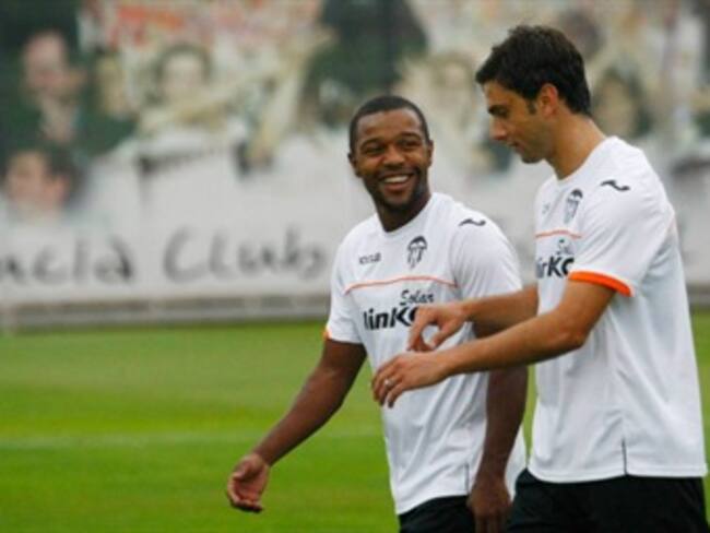 Con gol del colombiano Dorlan Pabón, Valencia le ganó al Getafe