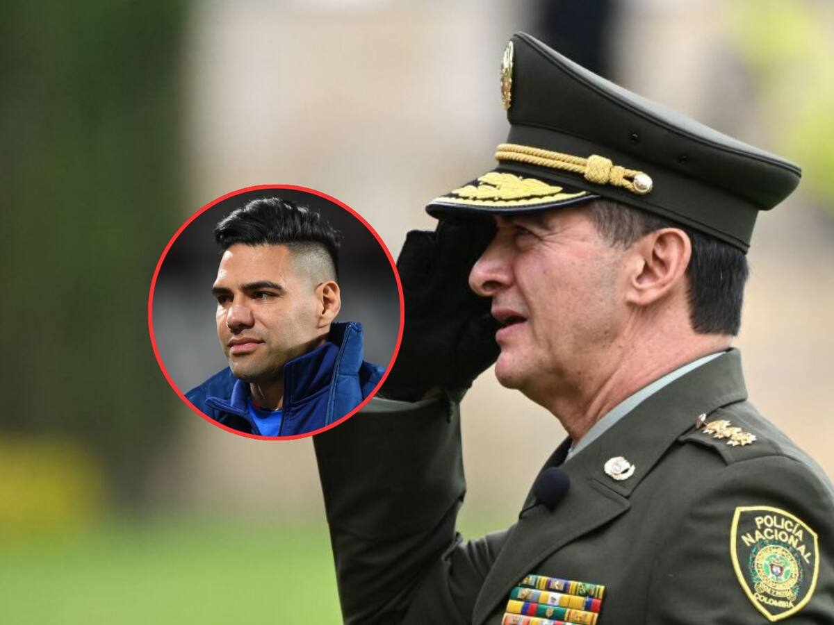 General de la Policía, clave en el fichaje de Falcao: “Salve usted la patria”