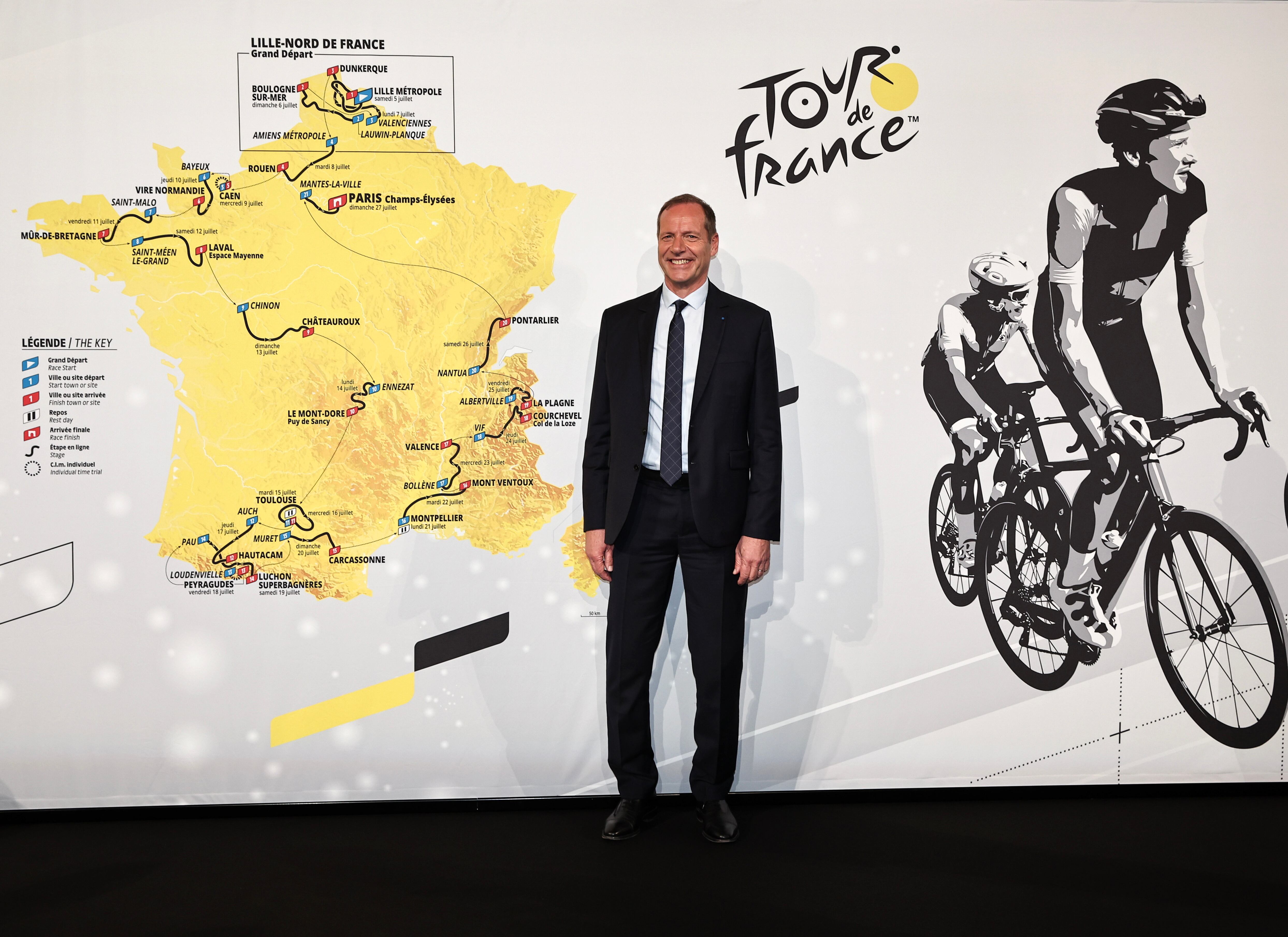 Director general del Tour de Francia, Christian Prudhomme (Ciclismo, Francia) EFE/EPA/CHRISTOPHE PETIT TESSON