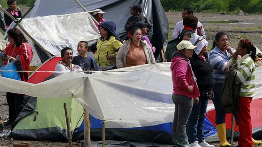 En solo 4 días, más de mil personas fueron desplazadas por hechos violentos en el país. Foto: Colprensa