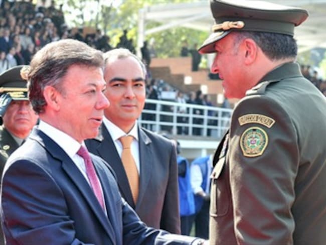 Santos defendió labor del general Naranjo al frente de la Policía
