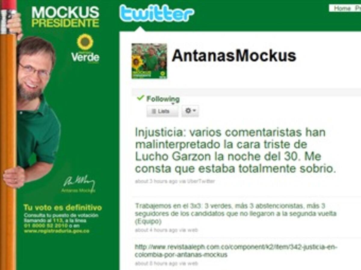 El día de las elecciones Lucho Garzón estaba sobrio: Mockus