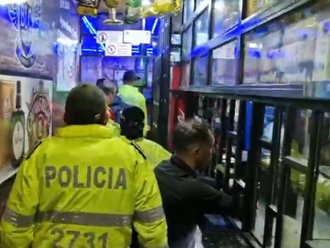 Megatoma en la localidad de Kennedy. Cortesía Prensa Policía Metropolitana de Bogotá.