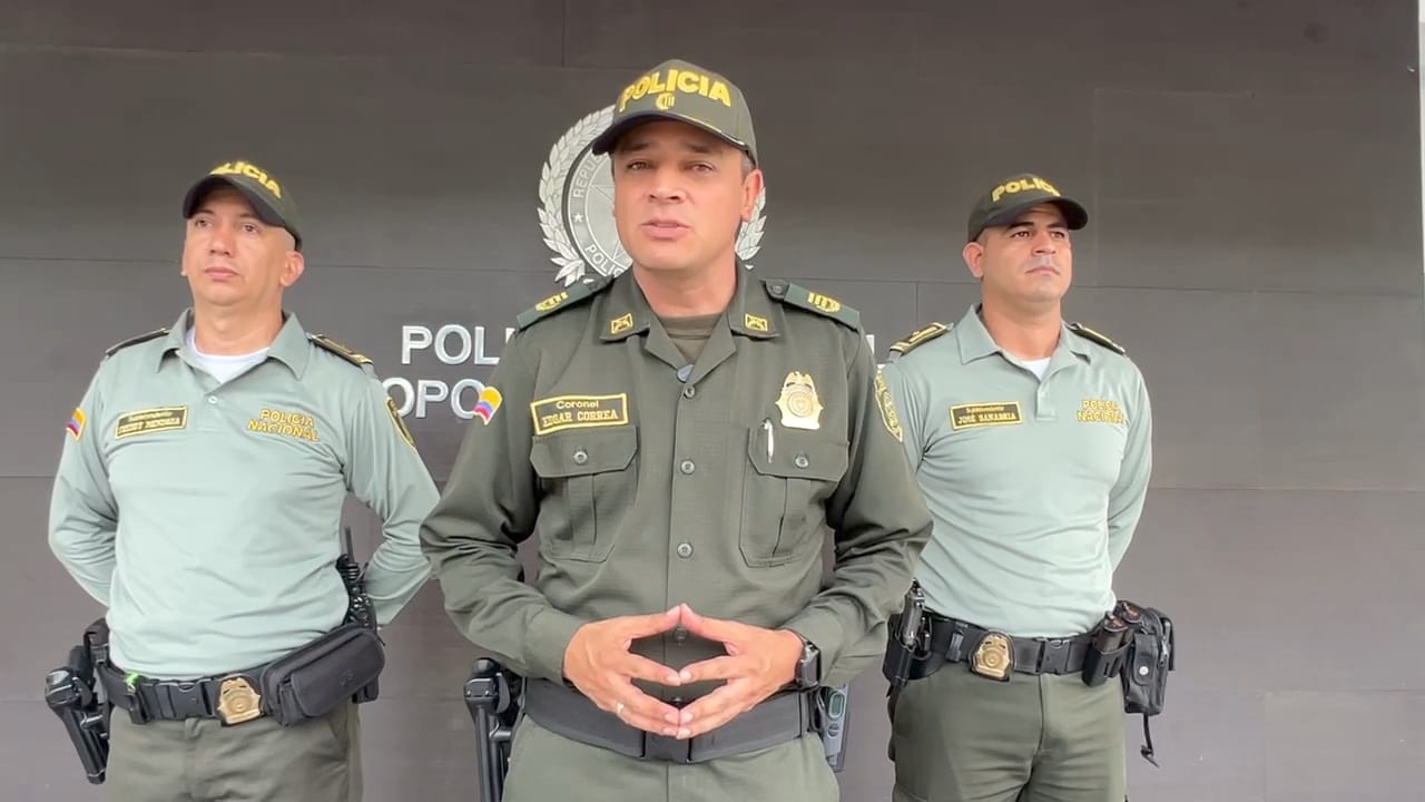 Coronel Andrés Correa, subcomandante Mecuc / Foto: Policía Metropolitana de Cúcuta