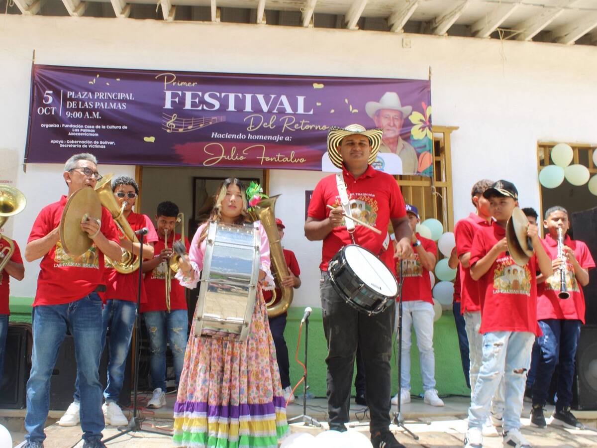 Gobernación de Bolívar revive tradiciones en Las Palmas con Festival del Retorno