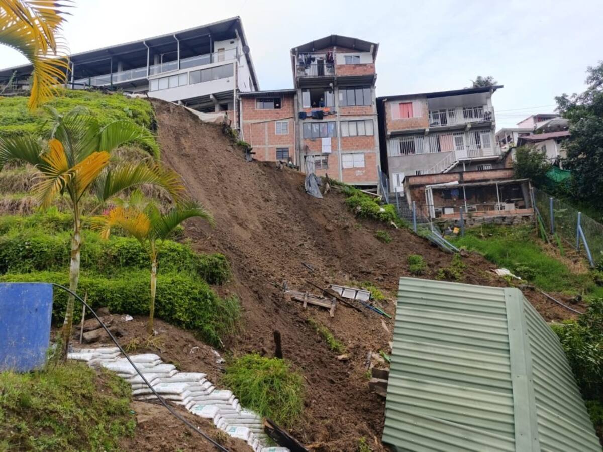 Las lluvias causan afectaciones en varios sectores de Manizales