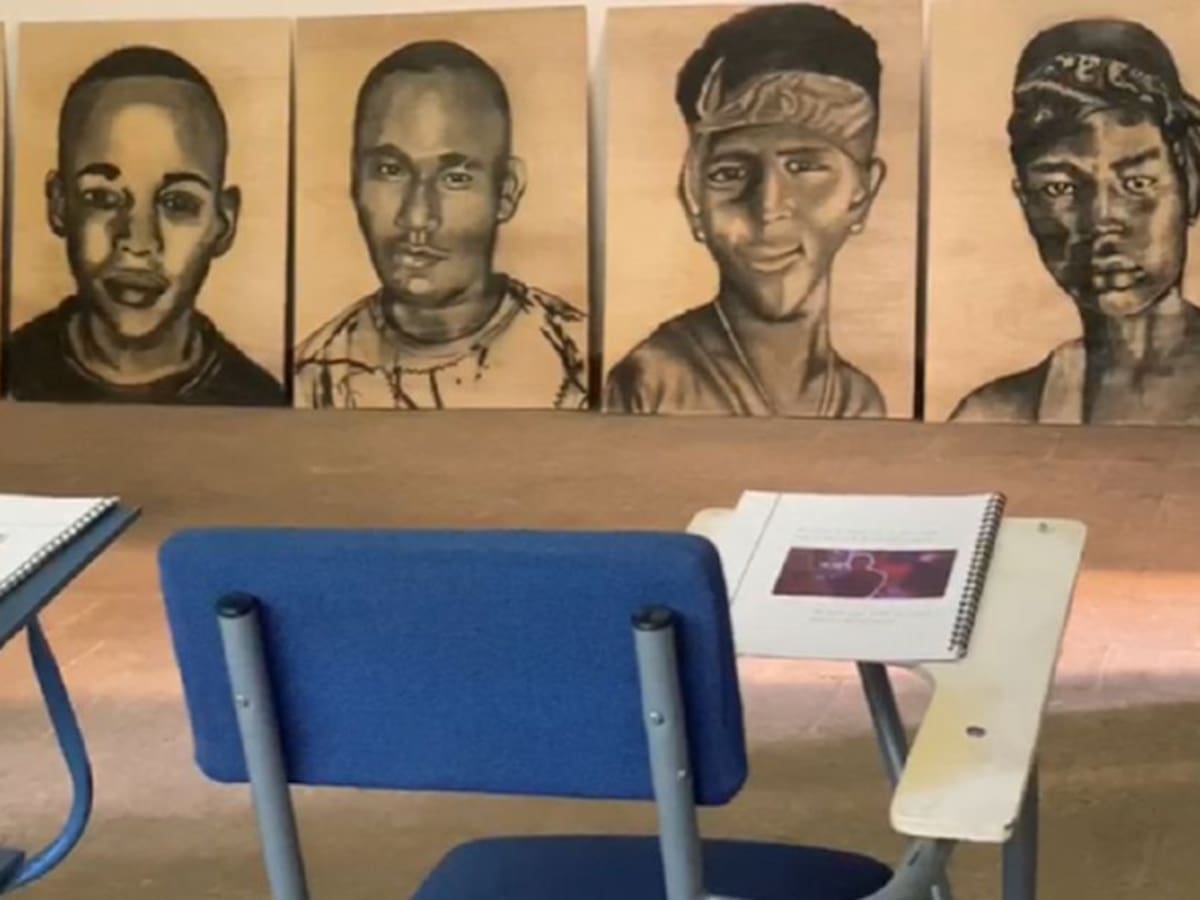 Homenaje a los adolescentes asesinados de Llano Verde