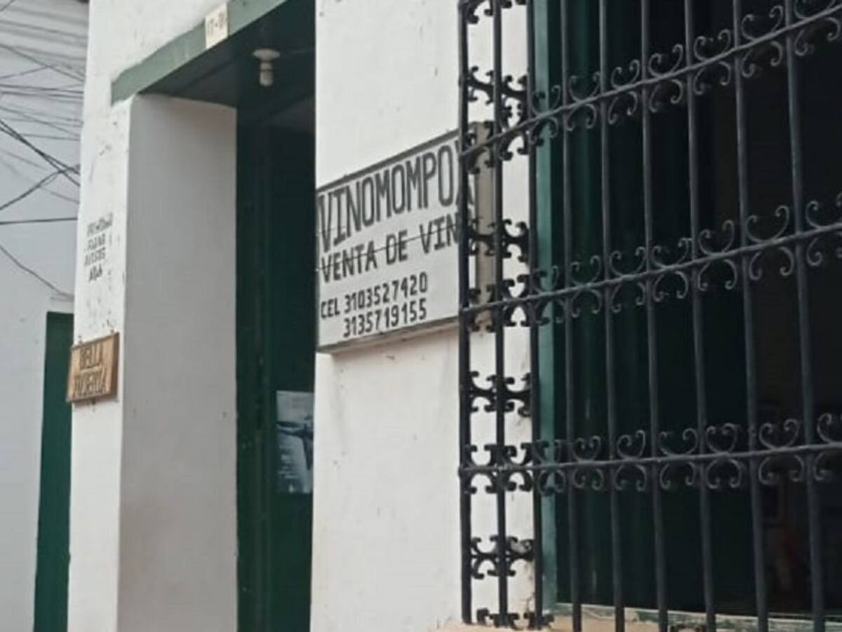 Capturaron a una pareja por hurto a negocio de venta de vinos en Mompox