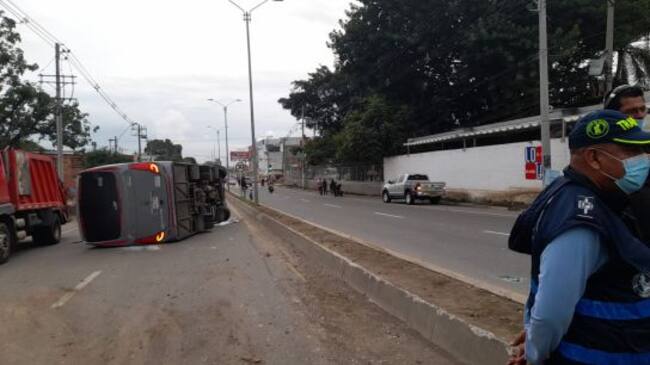 Accidente vía Cali Yumbo
