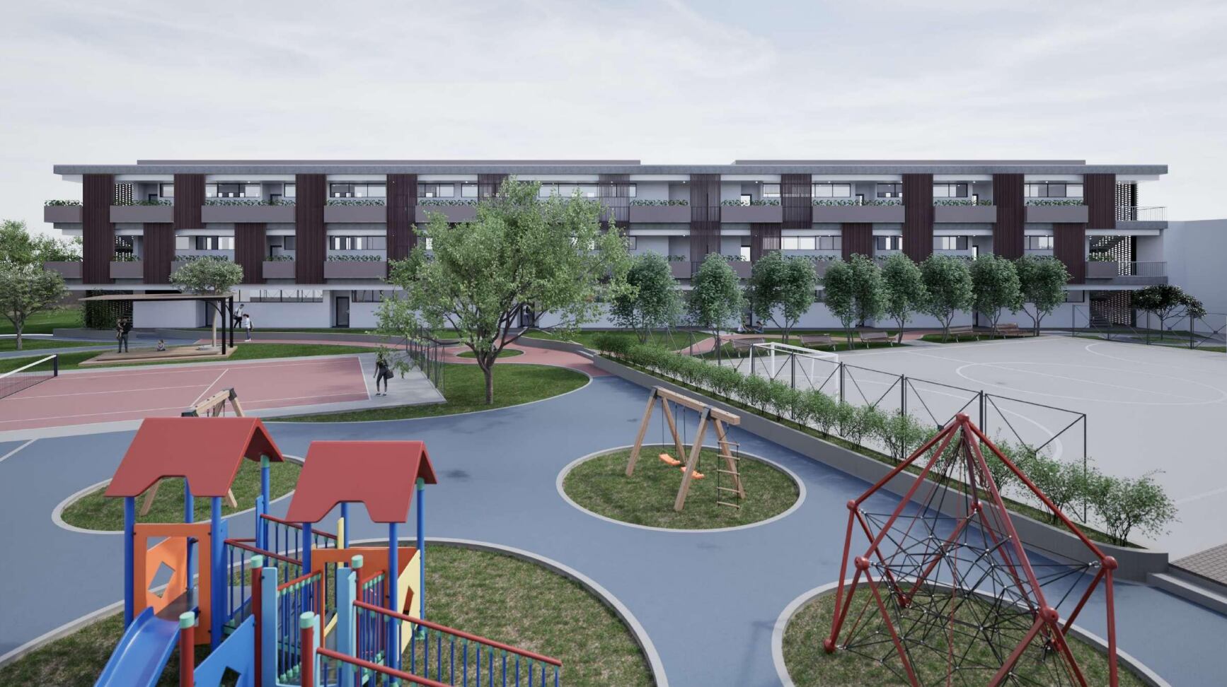 Maqueta de la I.E. Liborio Bataller en Segovia. Foto: Aris Mining.