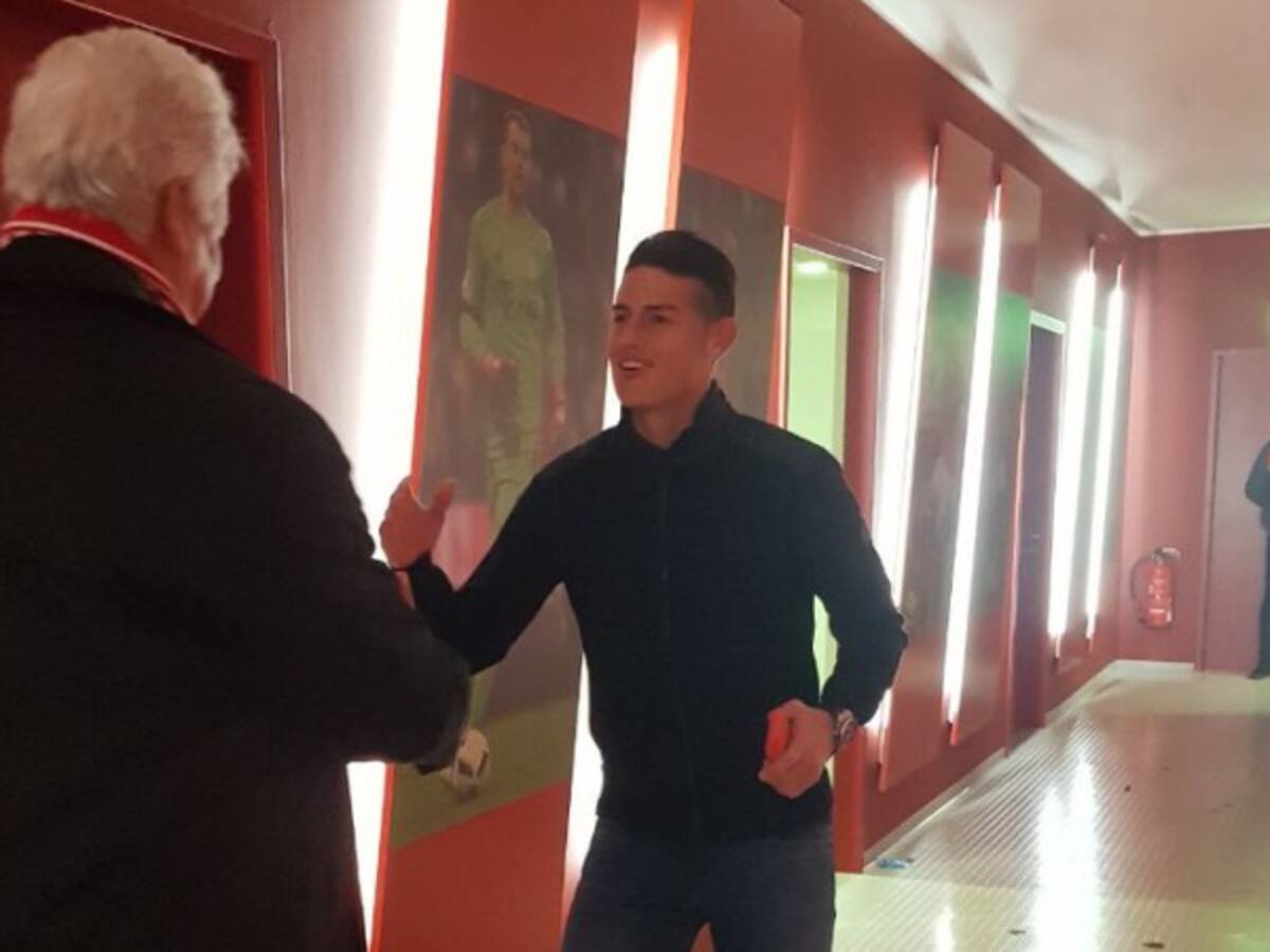 El presidente de la Dimayor visitó a James Rodríguez en Alemania