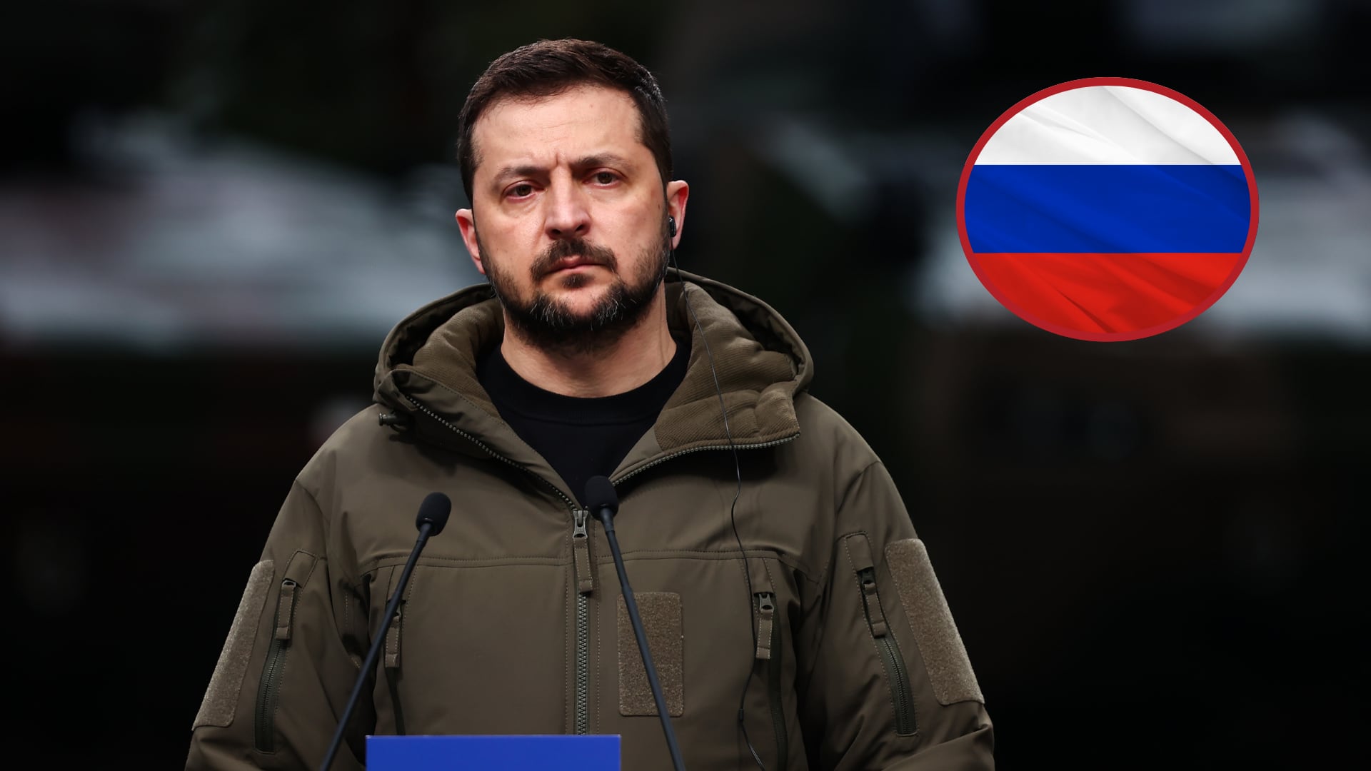 Volodimir Zelenski. Foto: Jakub Porzycki.Rusia. Foto: Getty Images.