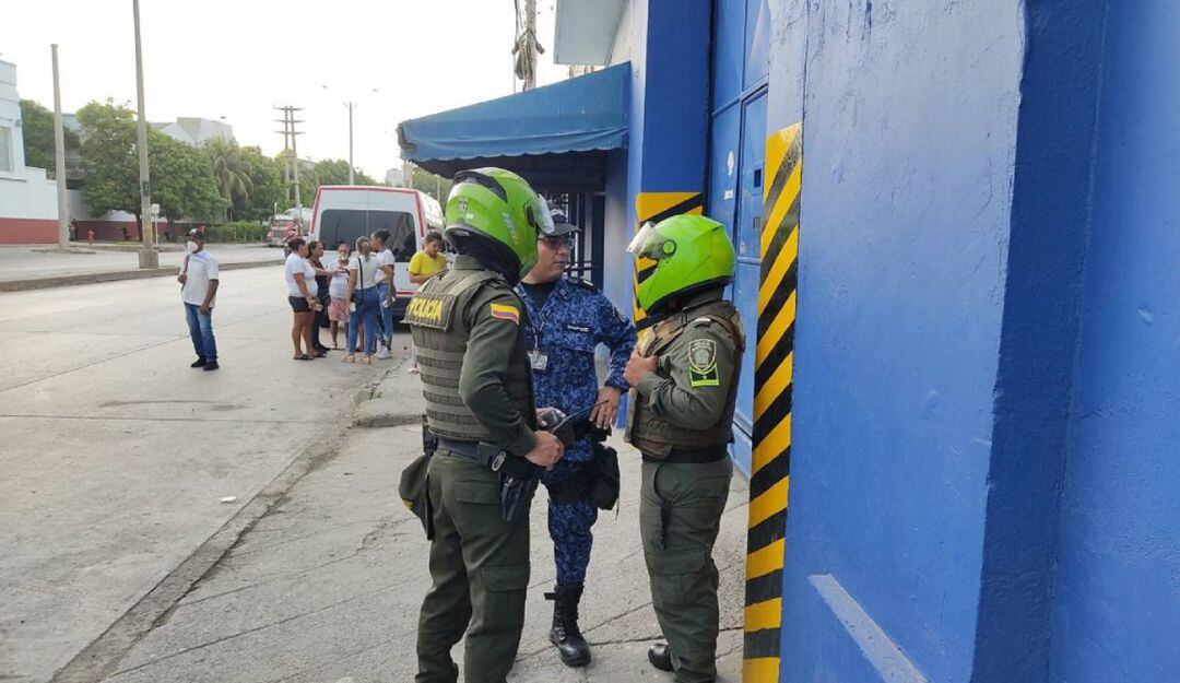 Afueras de la cárcel Modelo de Barranquilla.