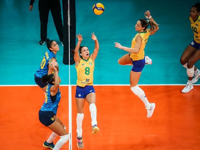 Brasil vs. Colombia en el Mundial de Voleibol Femenino / Foto: Volleyball World
