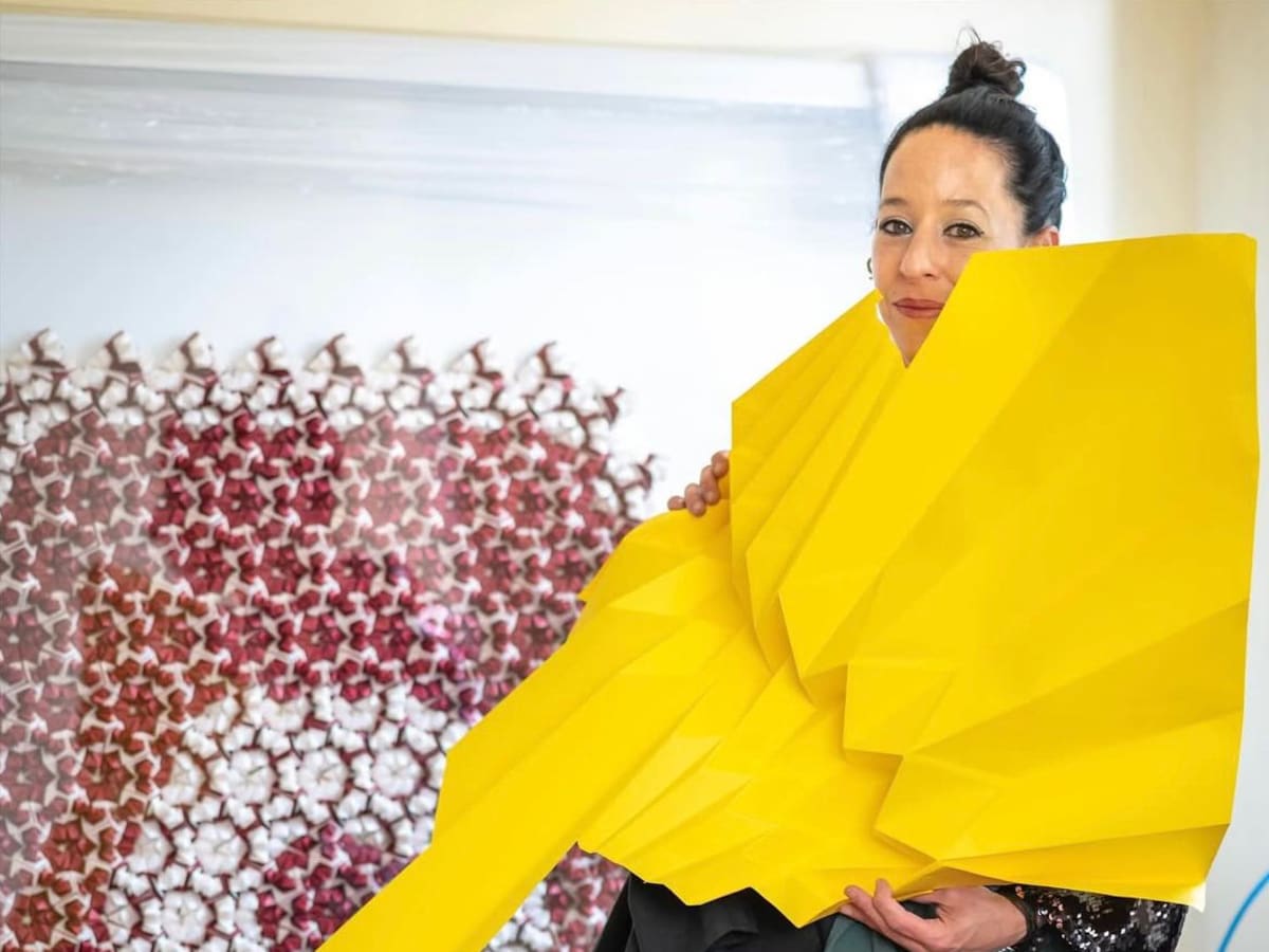 Diana Gamboa, el arte del plegado como herencia y vocación