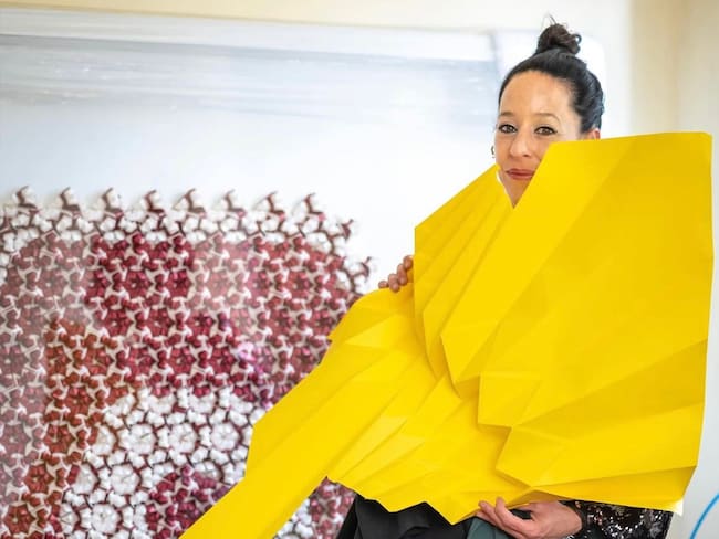 Diana Gamboa, el arte del plegado como herencia y vocación