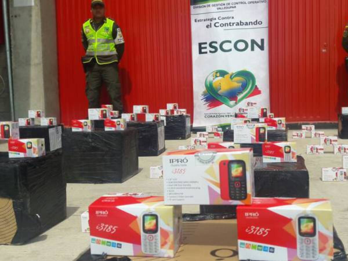 Incautan 1.000 celulares y ganado venezolano en Cesar