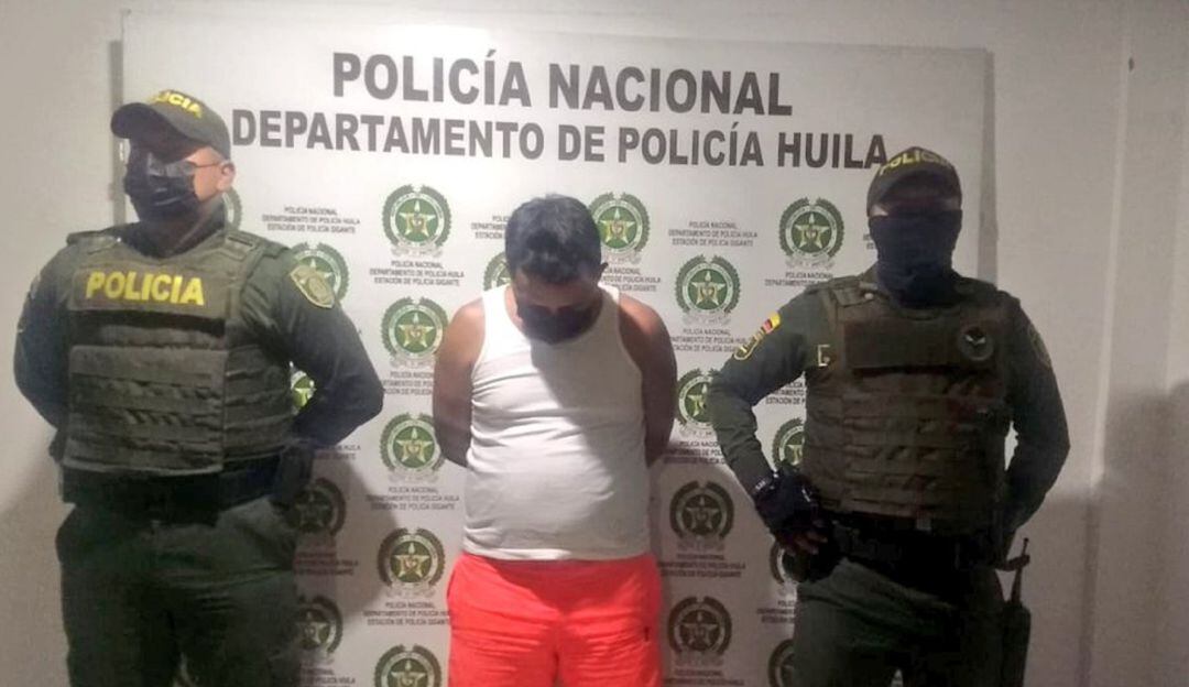 Extorsionista fue capturado en Gigante, Huila.