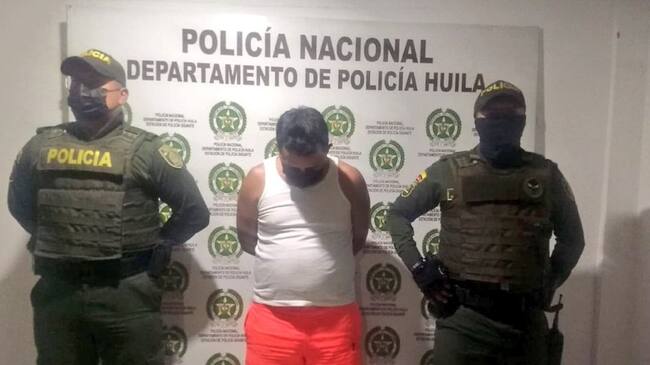 Extorsionista fue capturado en Gigante, Huila.