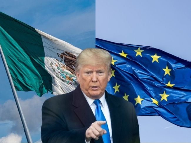 Trump impondrá aranceles del 30% a México y a la Unión Europea a partir de agosto. Foto: Getty Images / Caracol Radio.