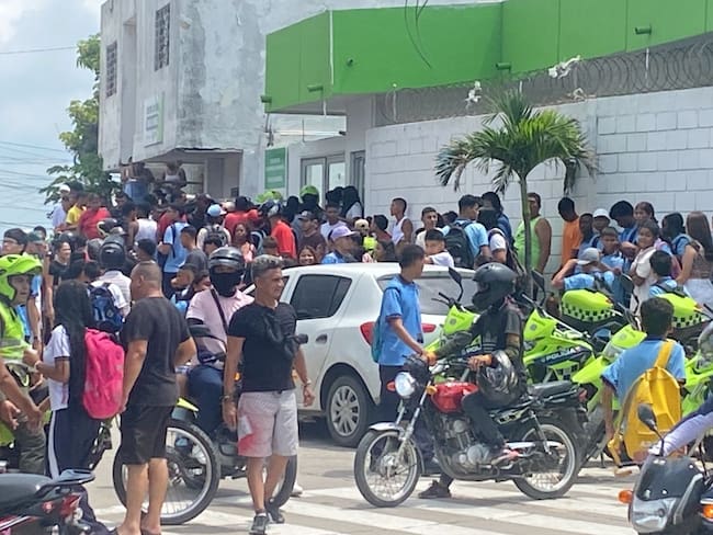 CDI en el barrio Carlos Meisel, Barranquilla. Foto: Policía Metropolitana de Barranquilla.