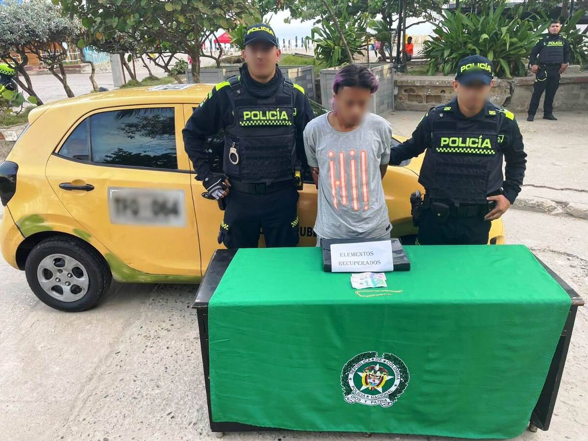 Taxista fue capturado por hurto en el sector turístico de Cartagena