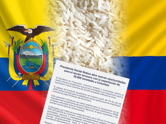 La decisión ocurre luego de meses de guerra comercial y tras la habilitación del paso comercial bilateral en Rumichaca.
(Foto: Caracol Radio / Getty / Cortesía Ministerio de Comercio Exterior de Ecuador)