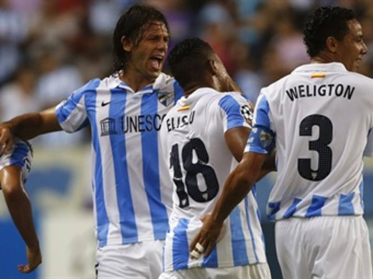 Málaga, Udinese y Bate Borisov se acercan a la Liga de Campeones