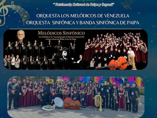 Banda y Orquesta Sinfónica de Paipa es elegida para debut de proyecto Melódicos Sinfónico