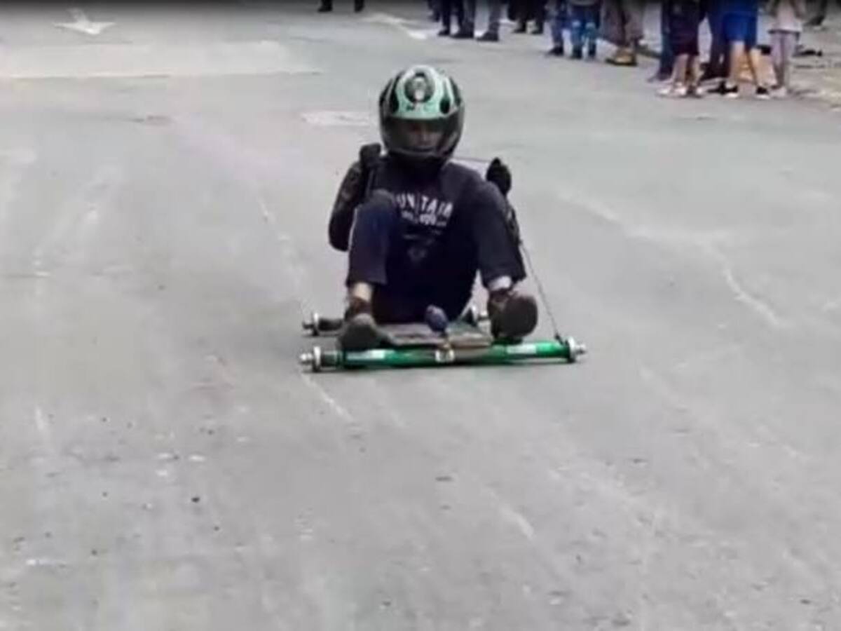 Se cumplió la Fórmula 1 de “carros esferados” en Bogotá