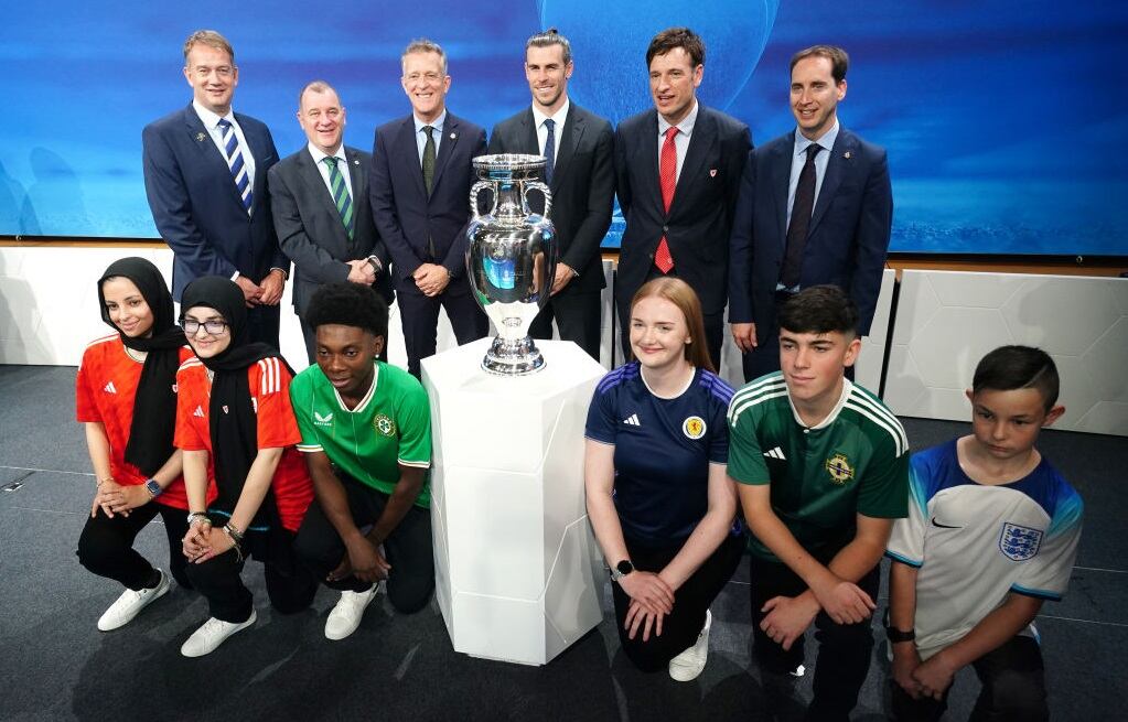 Evento de desginación de la Eurocopa 2028 y 2032 (Photo by Mike Egerton/PA Images via Getty Images)