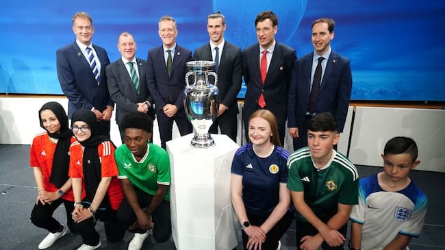 Evento de desginación de la Eurocopa 2028 y 2032 (Photo by Mike Egerton/PA Images via Getty Images)
