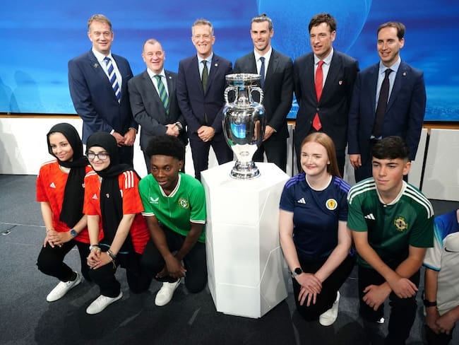 Evento de desginación de la Eurocopa 2028 y 2032 (Photo by Mike Egerton/PA Images via Getty Images)