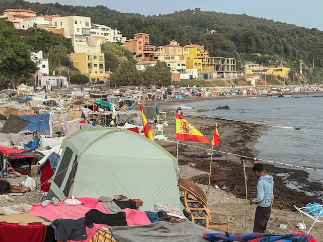 La justicia española investiga penalmente la entrada masiva de inmigrantes en Ceuta. EFE/ Reduan