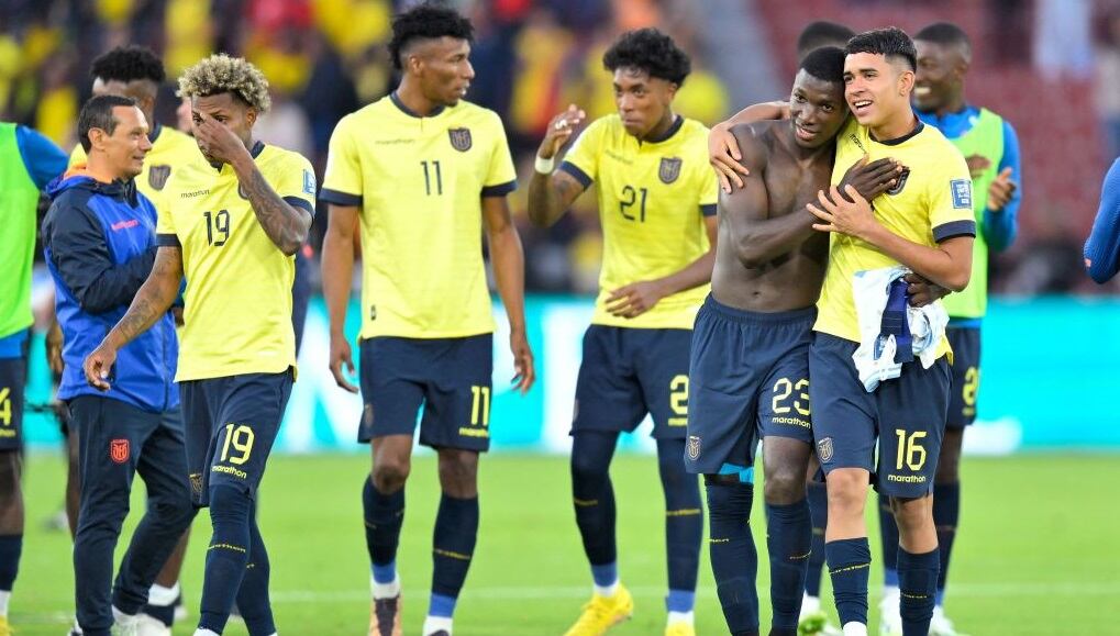 Selección de Ecuador tras el partido ante Uruguay (Photo by RODRIGO BUENDIA/AFP via Getty Images)