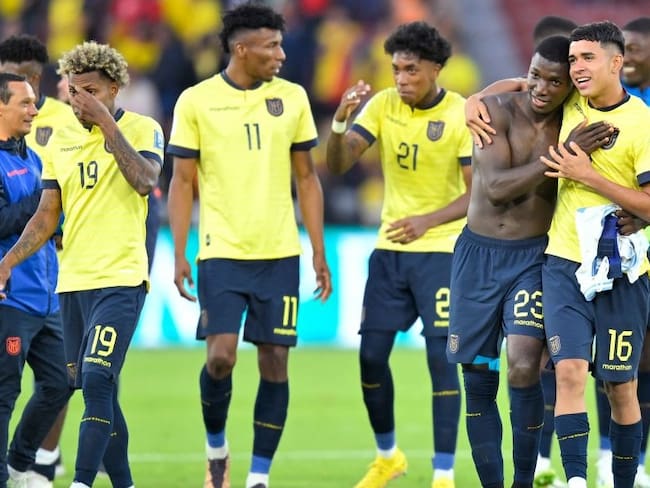 Selección de Ecuador tras el partido ante Uruguay (Photo by RODRIGO BUENDIA/AFP via Getty Images)
