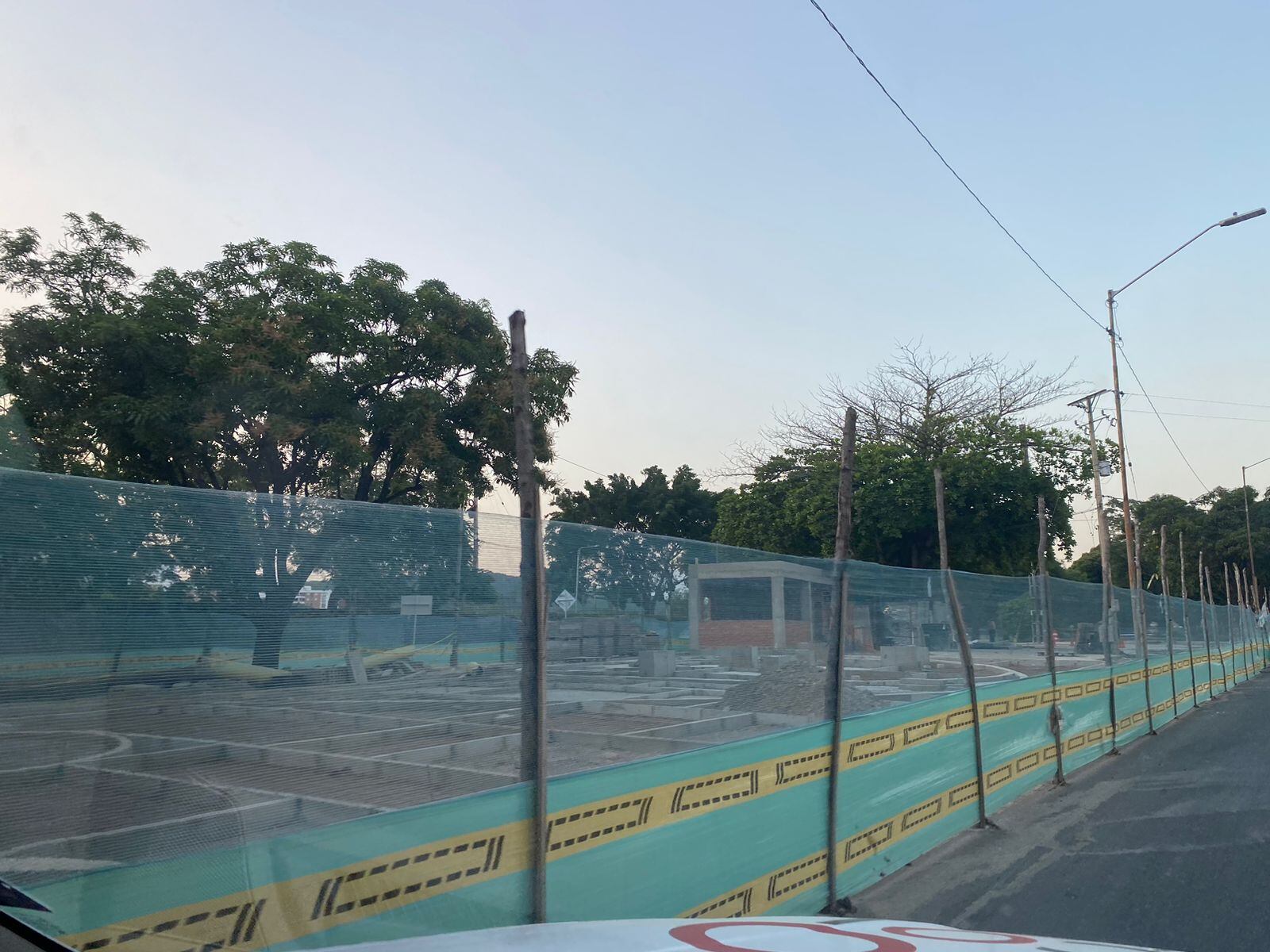 Obras inconclusas en el Malecón de Cúcuta