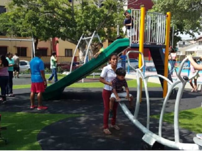Habitantes de Los Andes estrenaron parque entregado por la Alcaldía