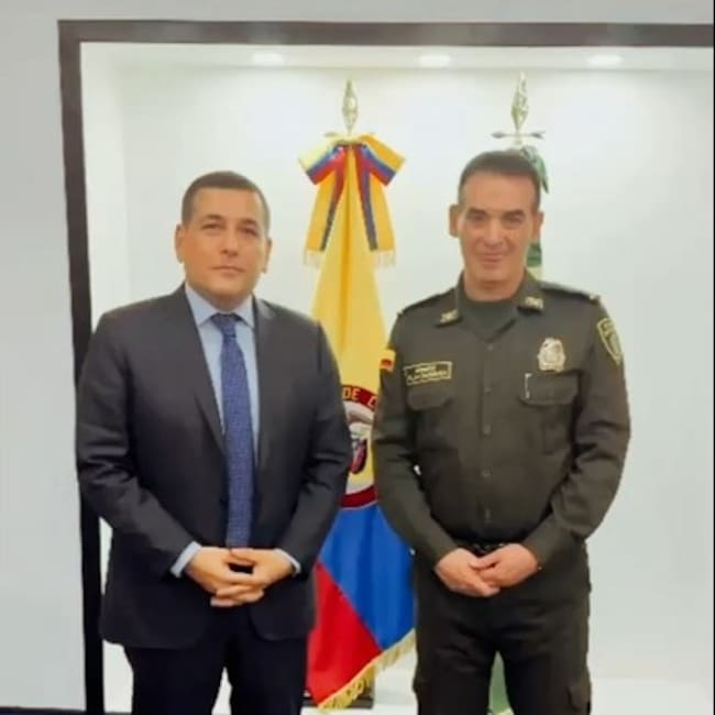 Dumek Turbay y el general William René Salamanca