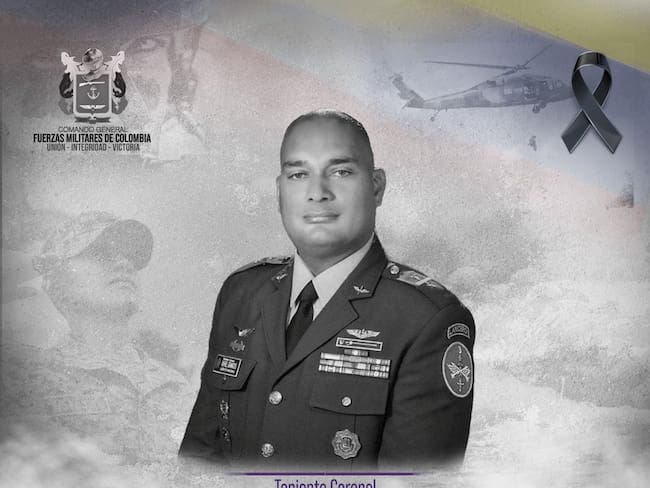 Teniente coronel Rafael Granados Rueda. Foto: Ejército Nacional