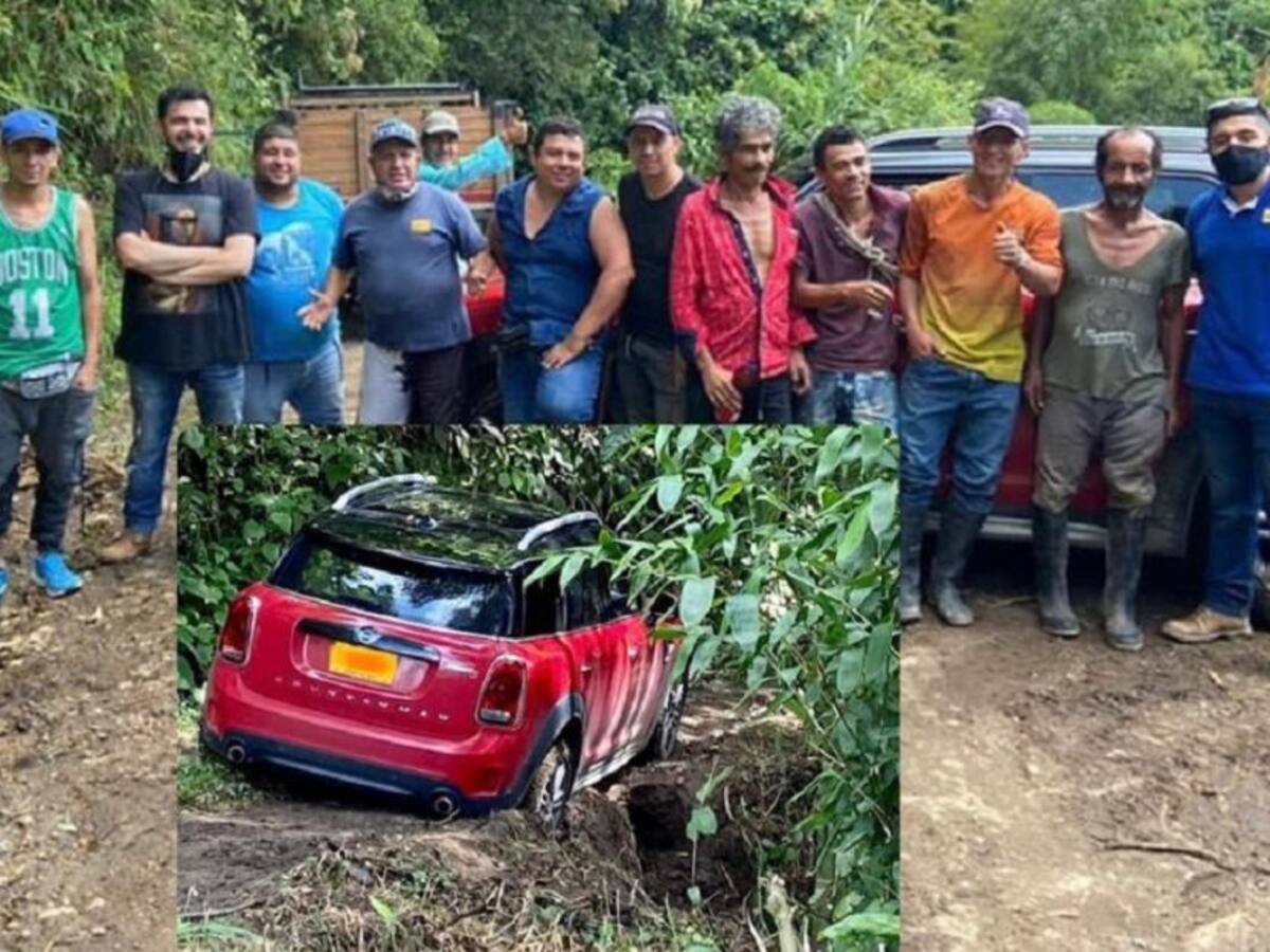 Campesinos de Caldas auxiliaron al comediante Diego Camargo