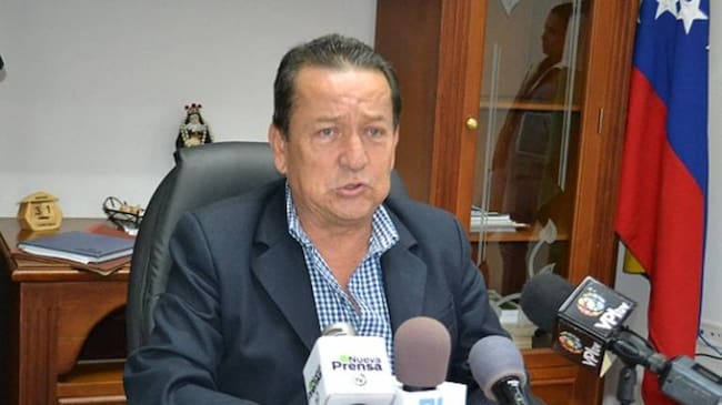 Alcalde de San Cristóbal, Gustavo Delgado.