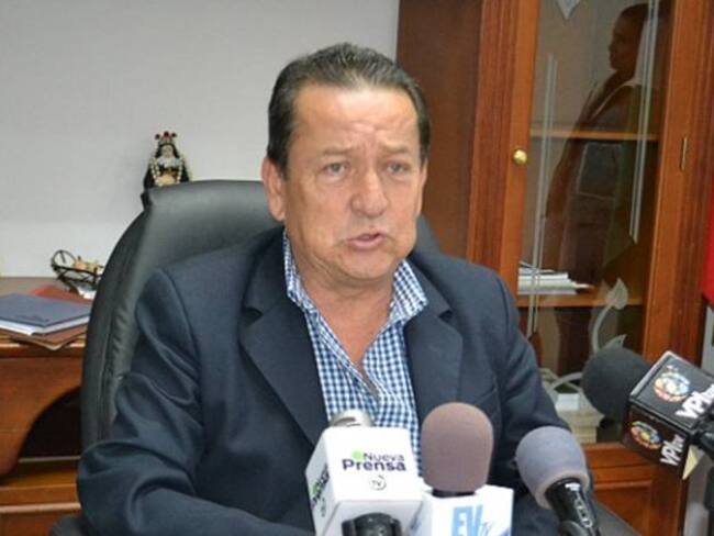 Alcalde de San Cristóbal, Gustavo Delgado. 