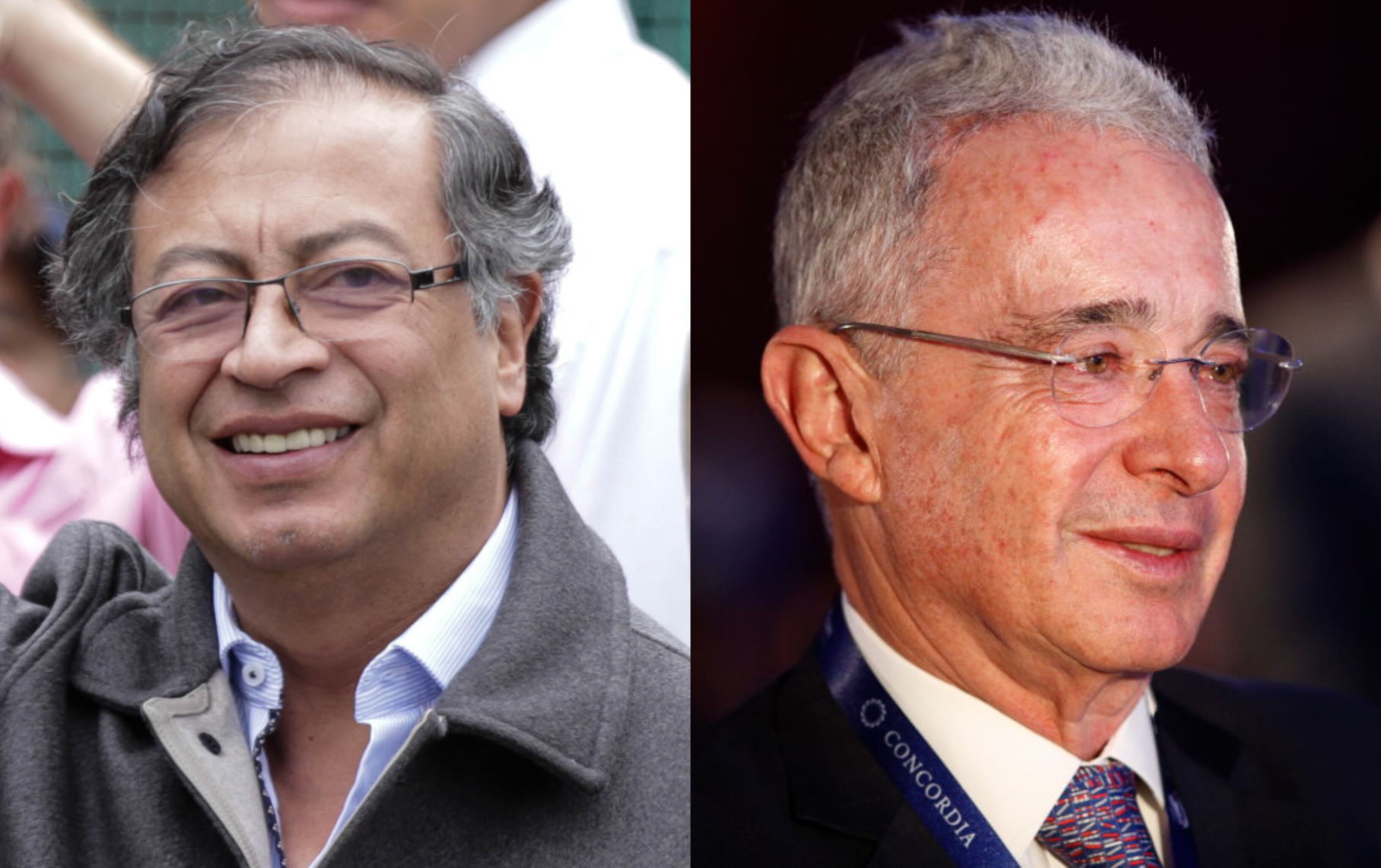 Presidente electo Gustavo Petro y expresidente Álvaro Uribe. Fotos: GettyImages