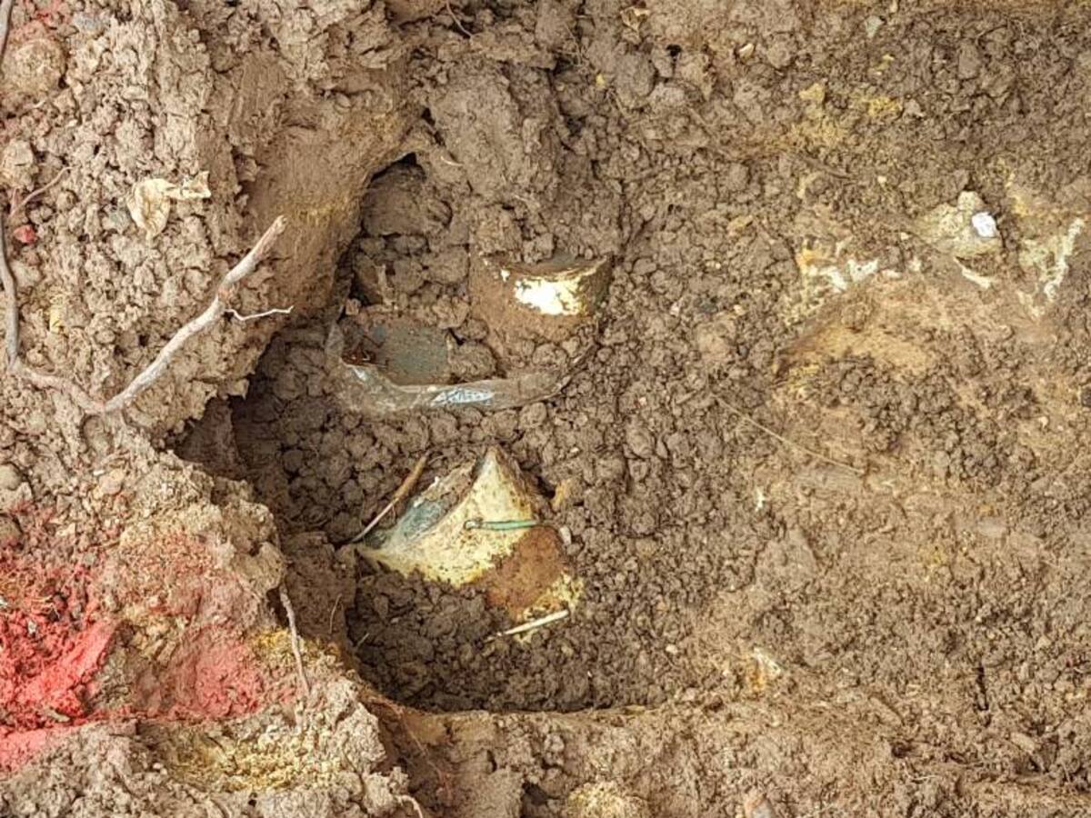 Ejército desactivó 25 minas anti personal cerca de vivienda en Santander