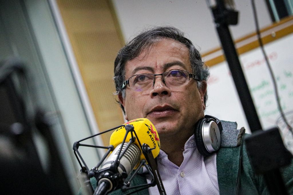 Gustavo Petro, precandidato presidencial del Pacto Histórico. Foto: W Radio