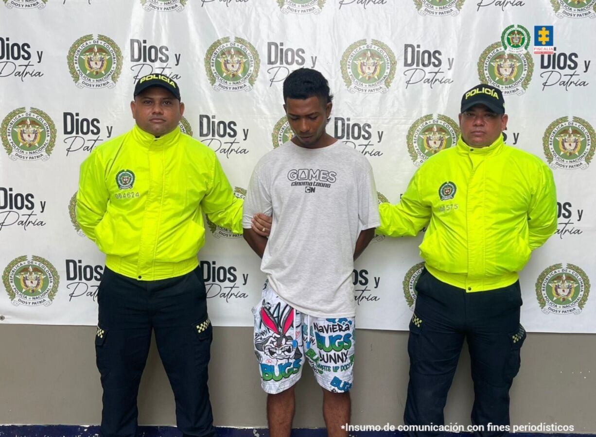 Yefris Pestana Mendoza escapó tras presuntamente cometer el crimen y fue capturado días después en Lorica, Córdoba.